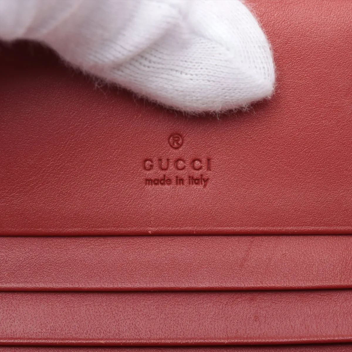 Gucci GG Supreme Cherry Card Case Wallet