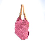 Louis Vuitton Pink Denim Baggy GM