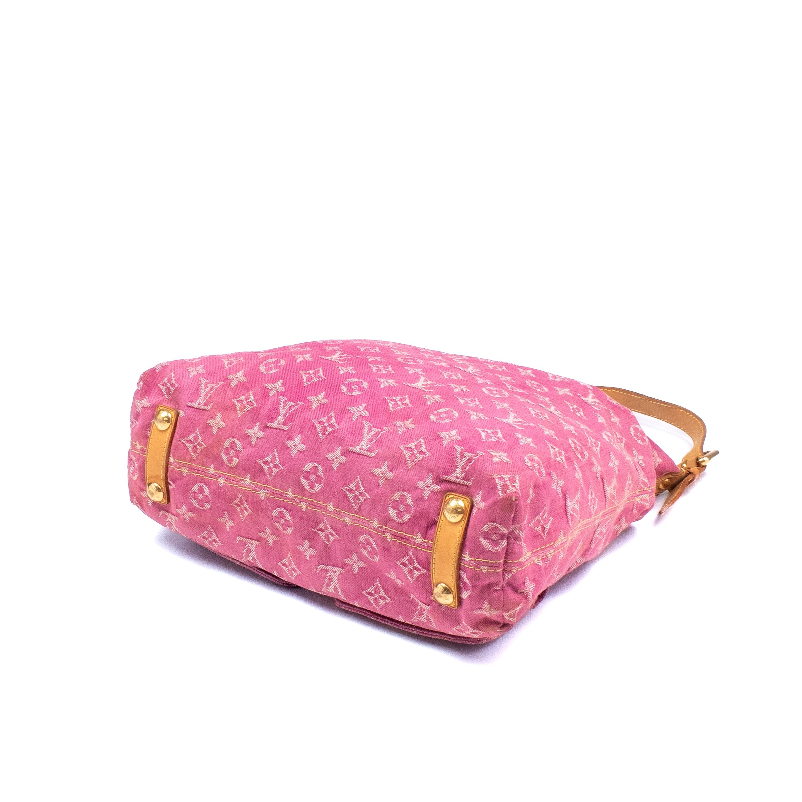 Louis Vuitton Pink Denim Baggy GM