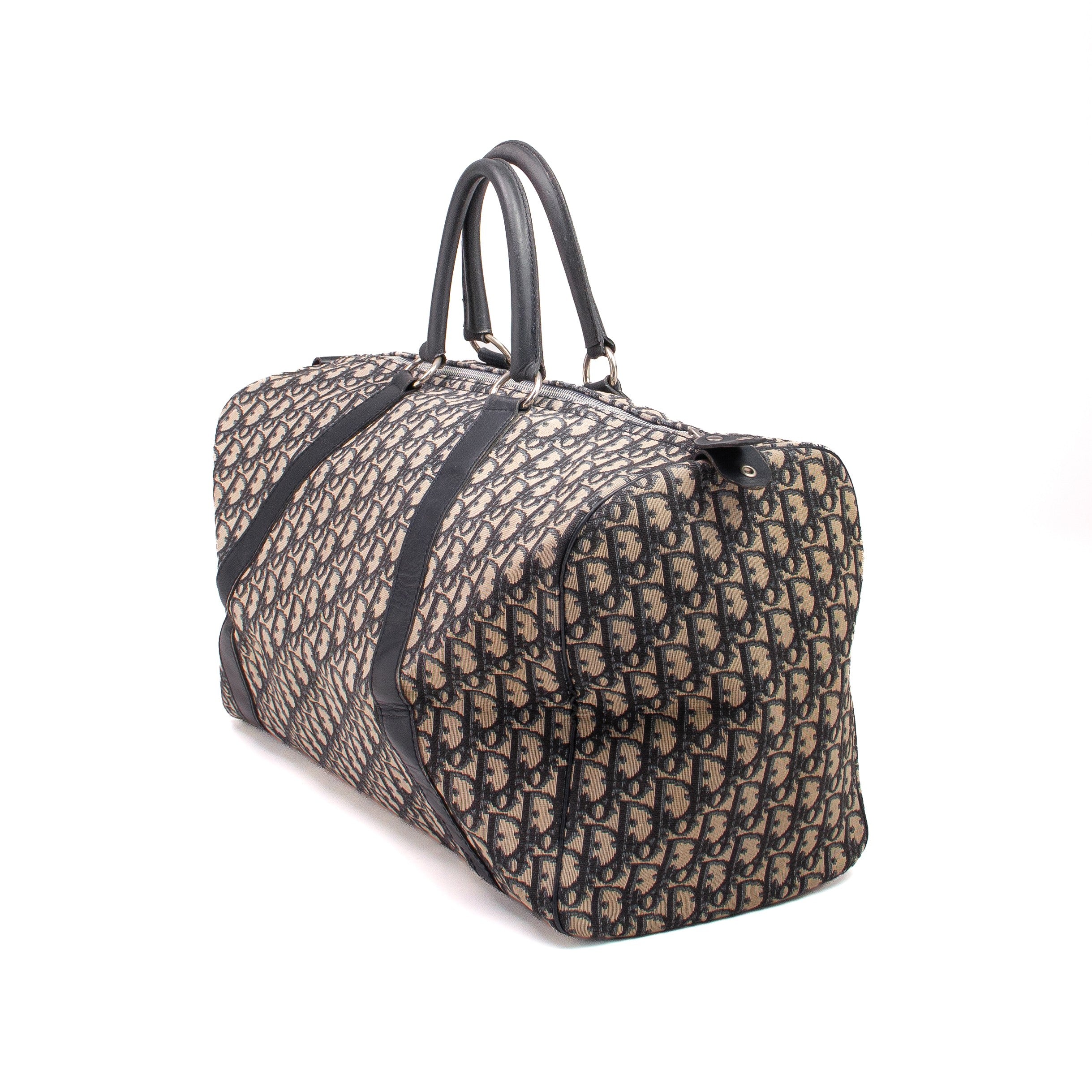 Dior Oblique Boston Large Travel Bag