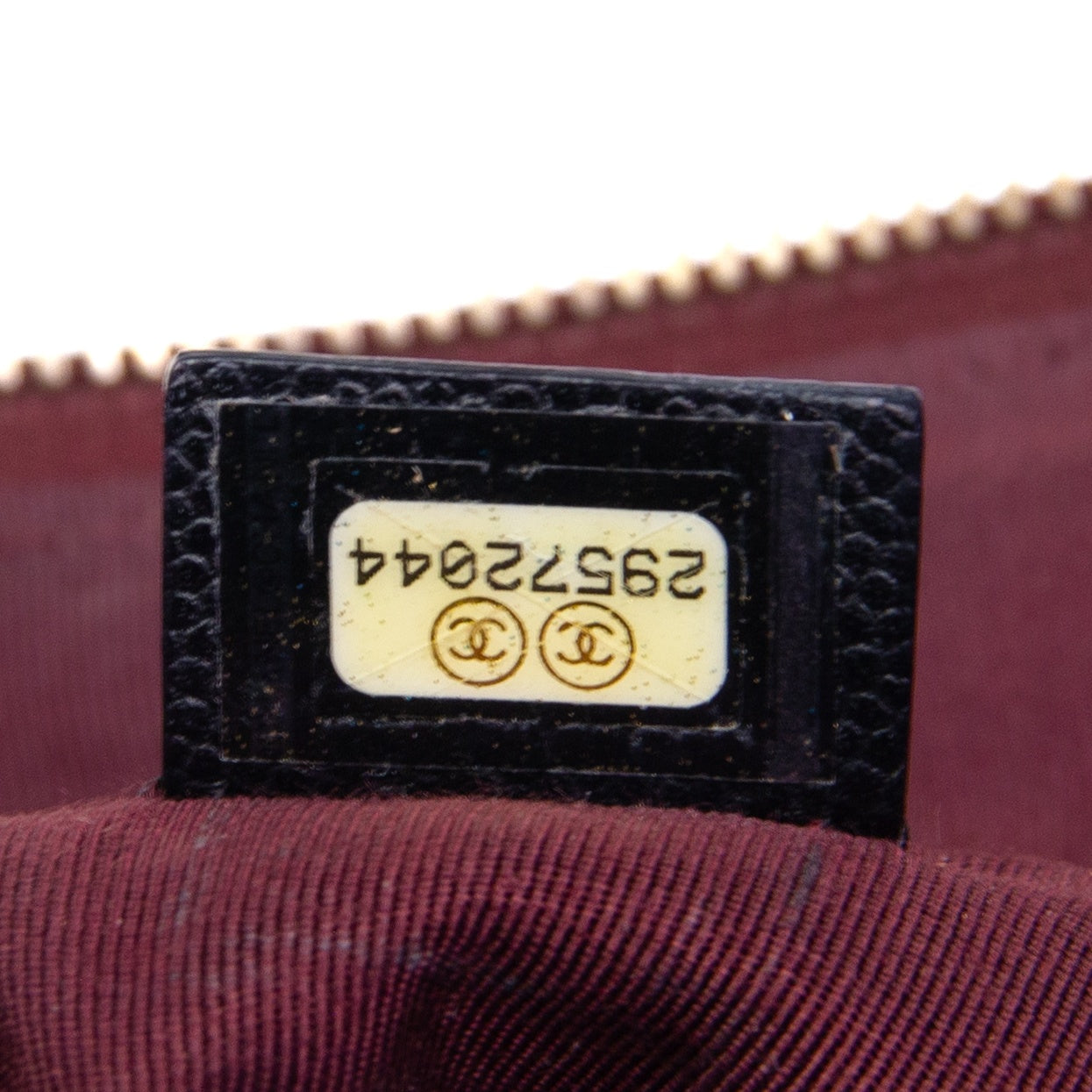 Chanel Quilted Caviar Pouch