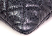 Chanel Quilted Caviar Pouch