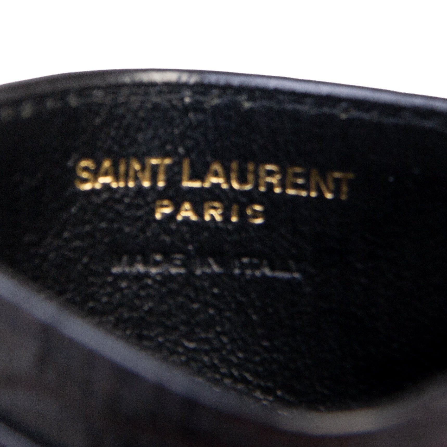 YSL Croc Cardholder