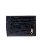 YSL Croc Cardholder
