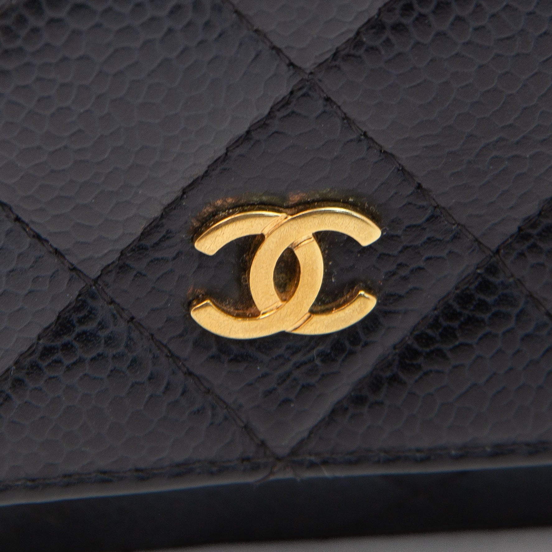 Chanel Caviar Wallet on Chain