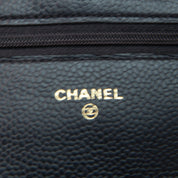 Chanel Caviar Wallet on Chain