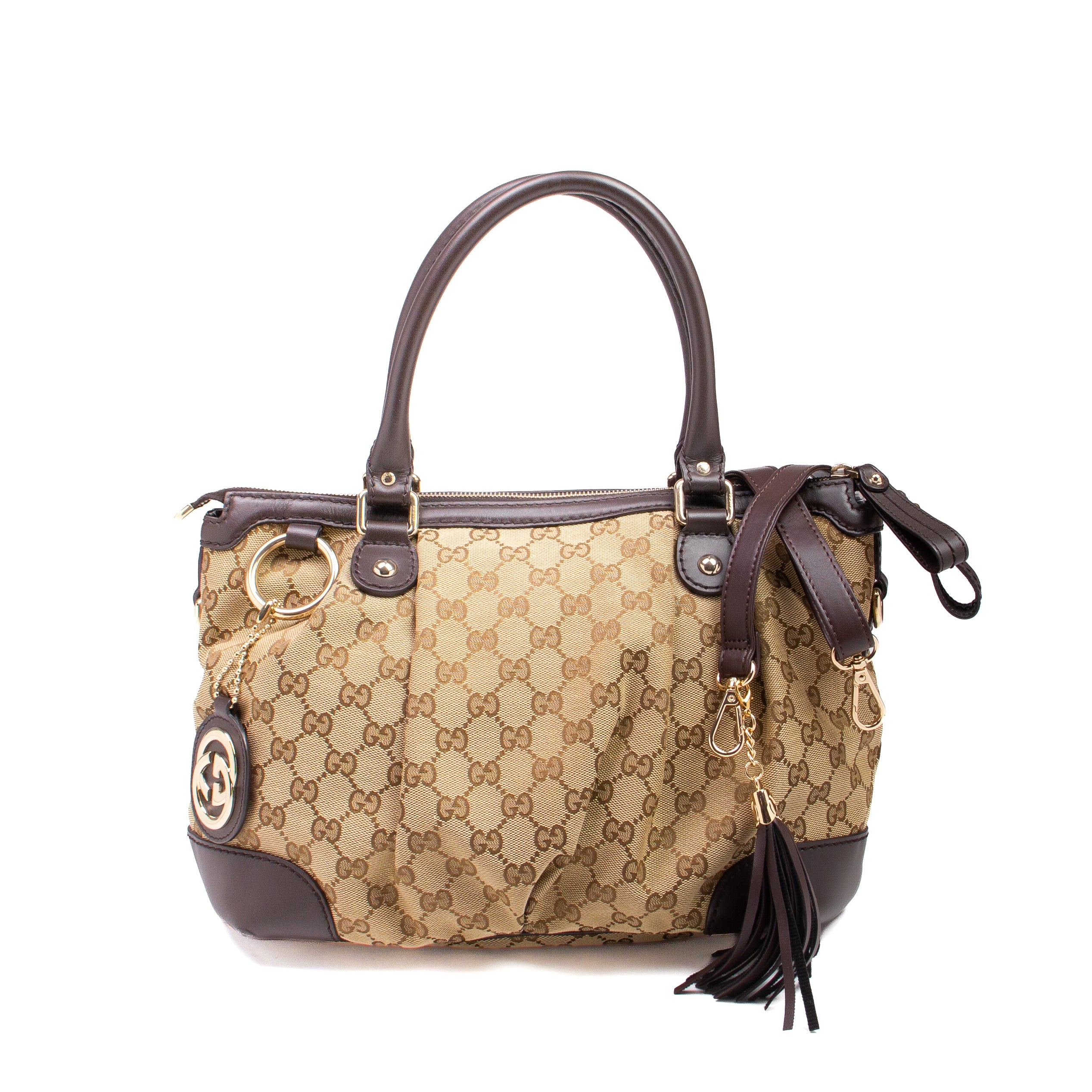 Gucci Sukey GG Canvas Bag