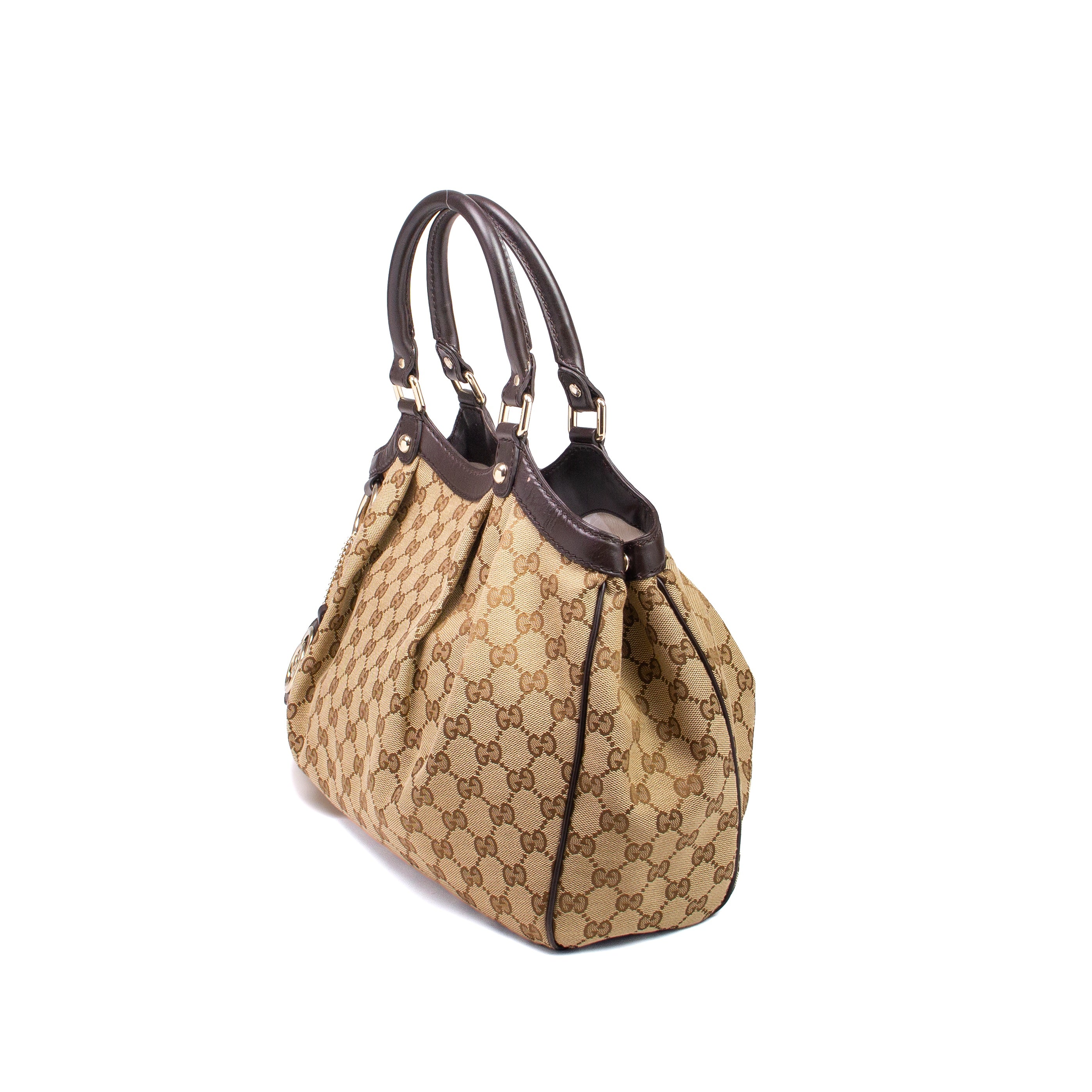 Gucci Sukey GG Canvas Bag