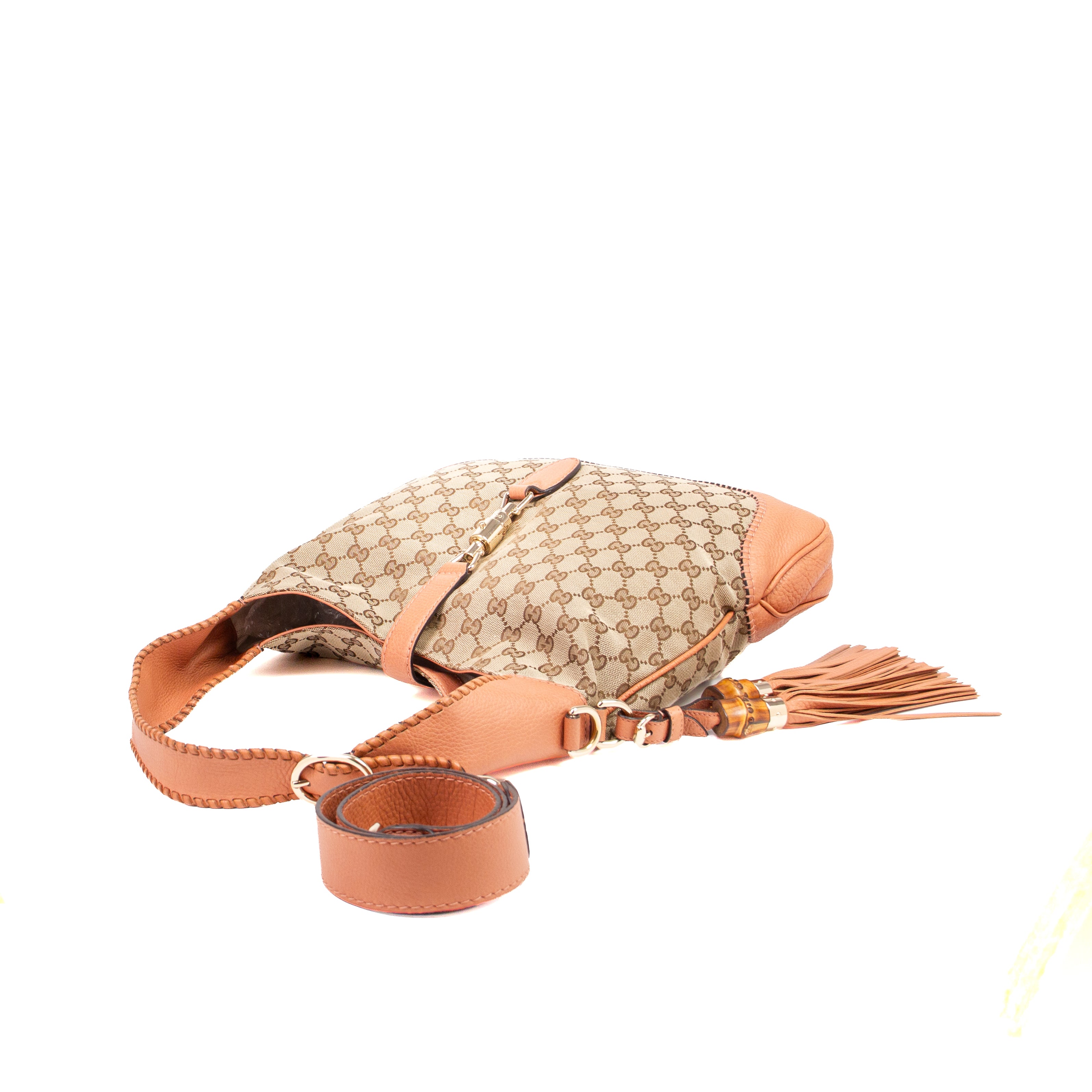 Gucci Jackie Bamboo Tassel Orange
