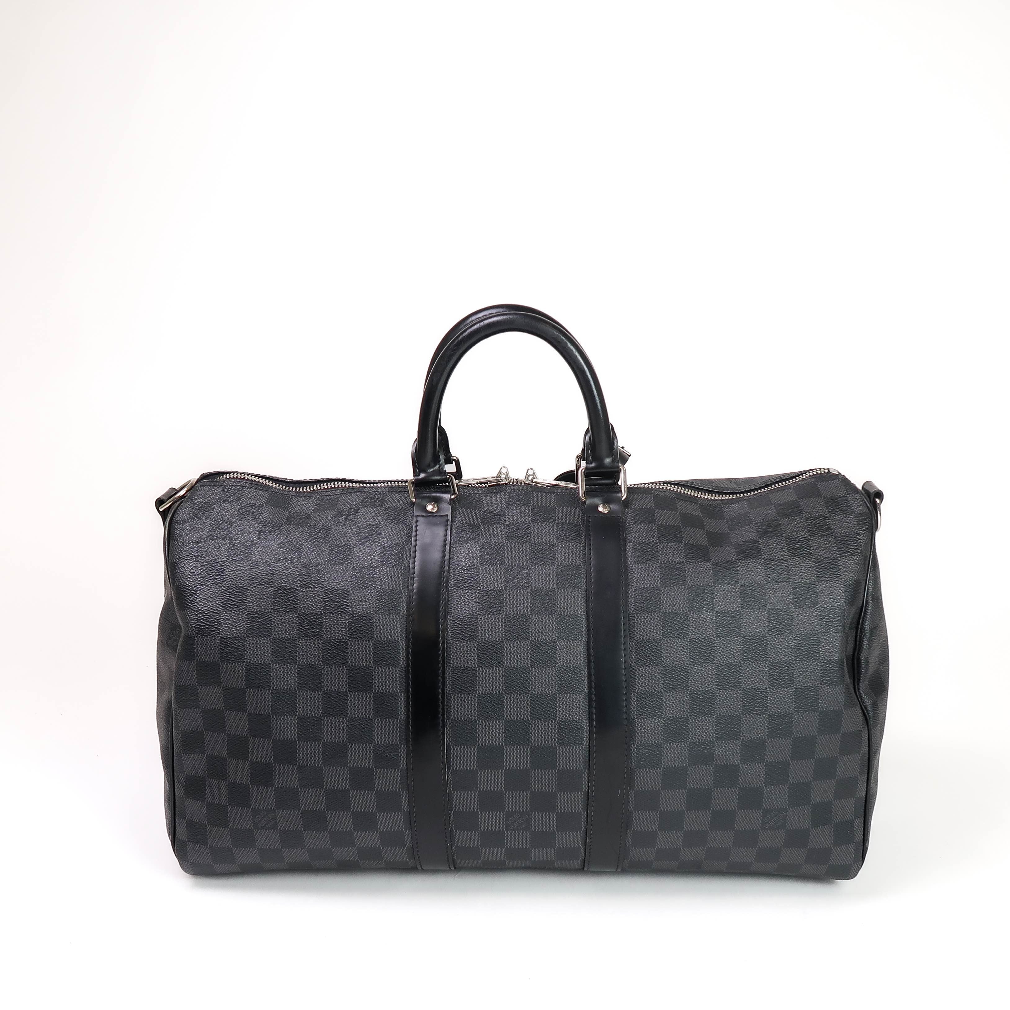 Louis Vuitton Keepall 45 Bandoulière Damier Chess