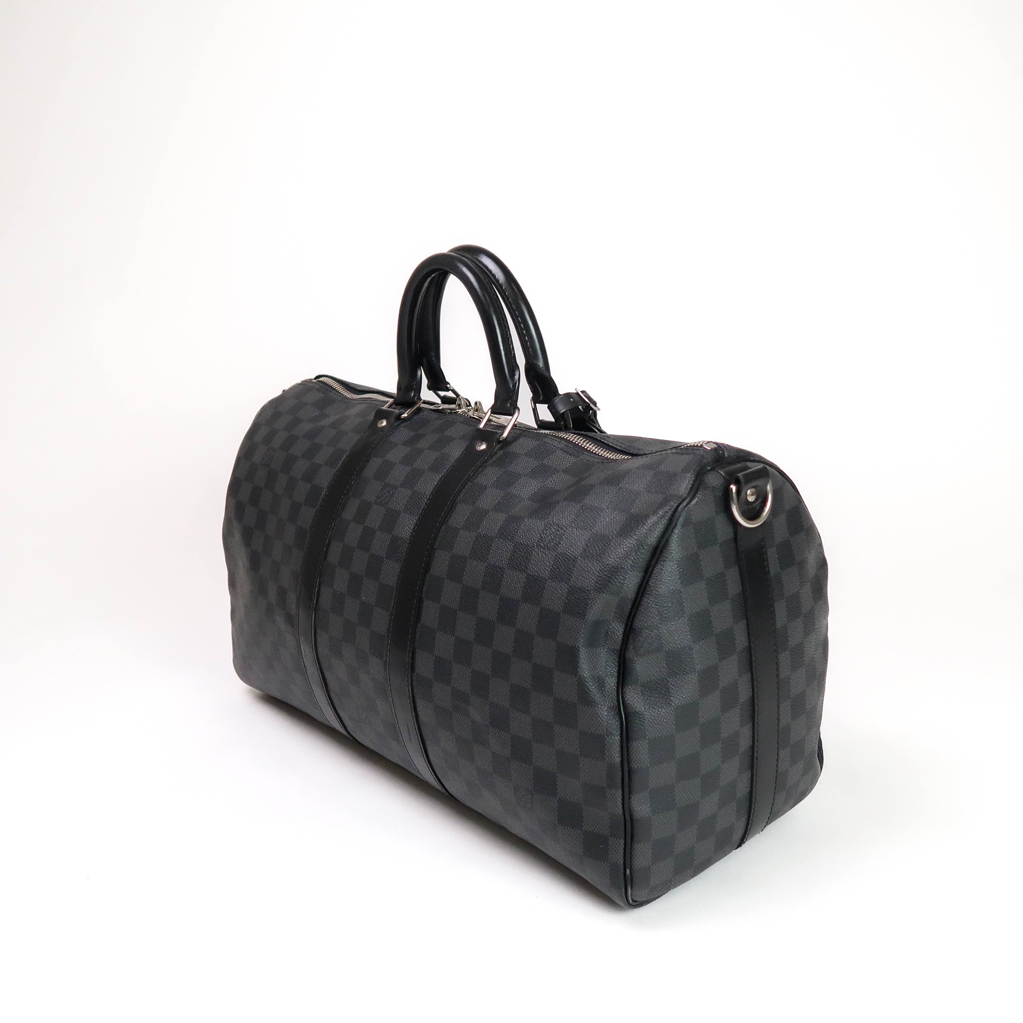 Louis Vuitton Keepall 45 Bandoulière Damier Chess