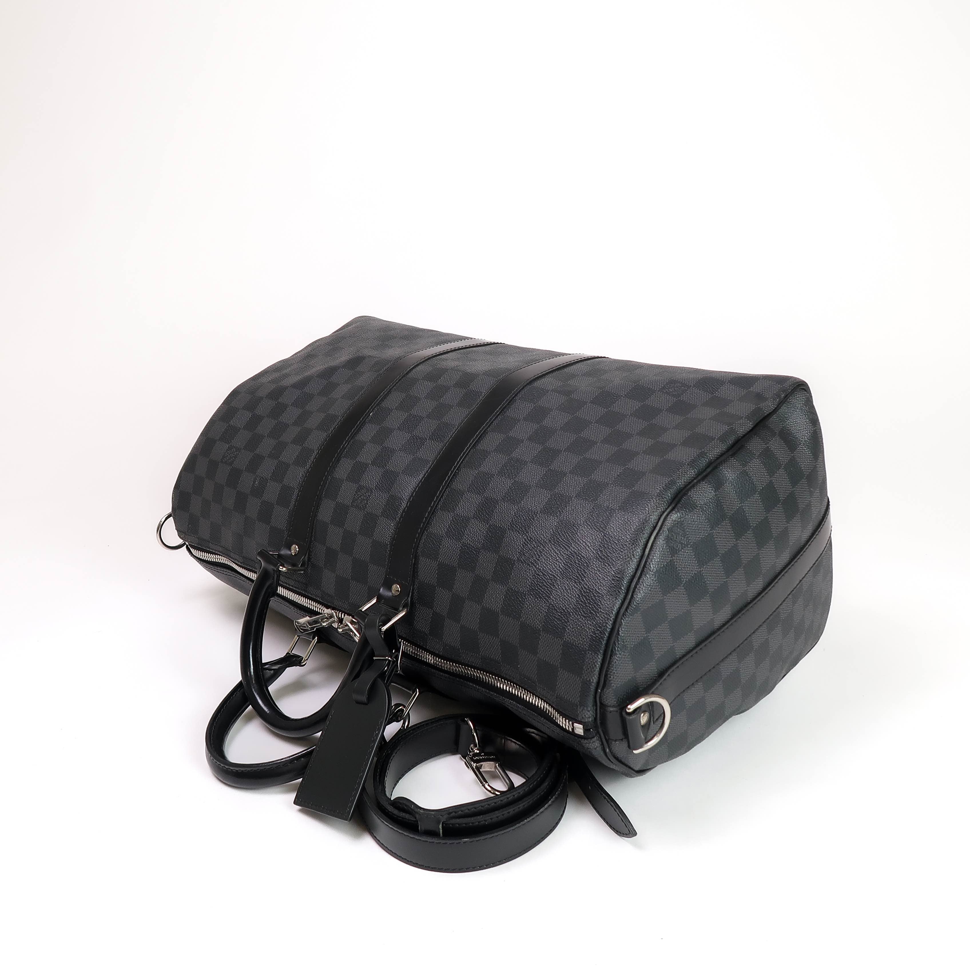 Louis Vuitton Keepall 45 Bandoulière Damier Chess