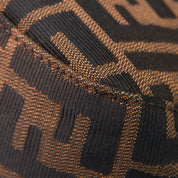Fendi Zucca Fold Over Baguette Bag