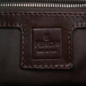 Fendi Zucca Fold Over Baguette Bag