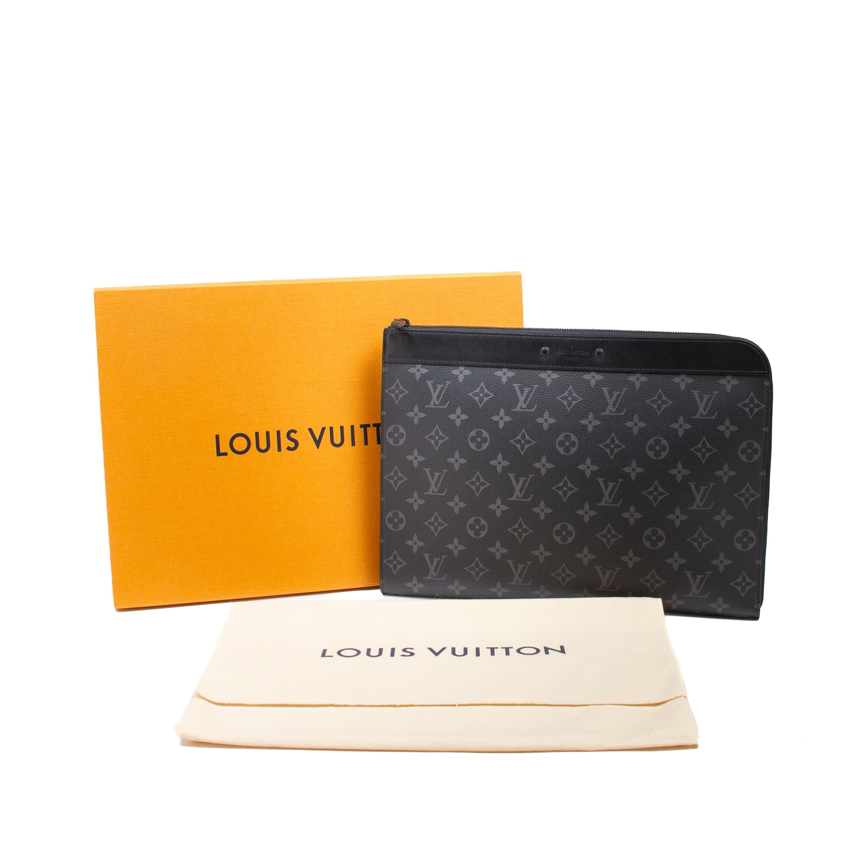 Louis Vuitton Jour Monogram Eclipse Clutch