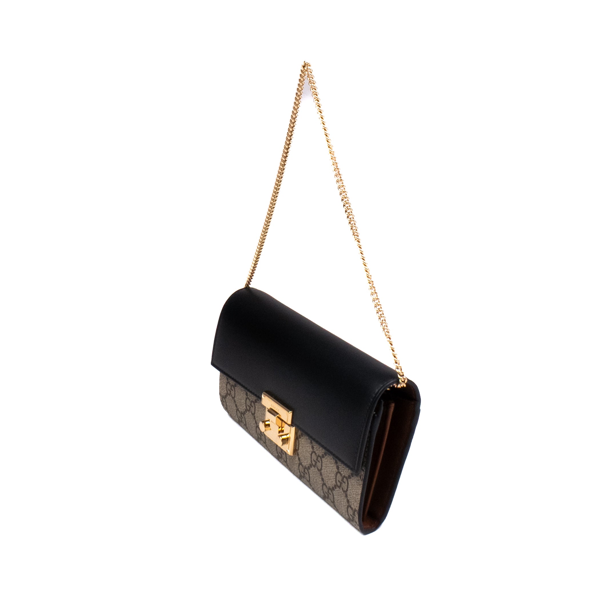 Gucci GG Supreme Padlock Shoulder Bag