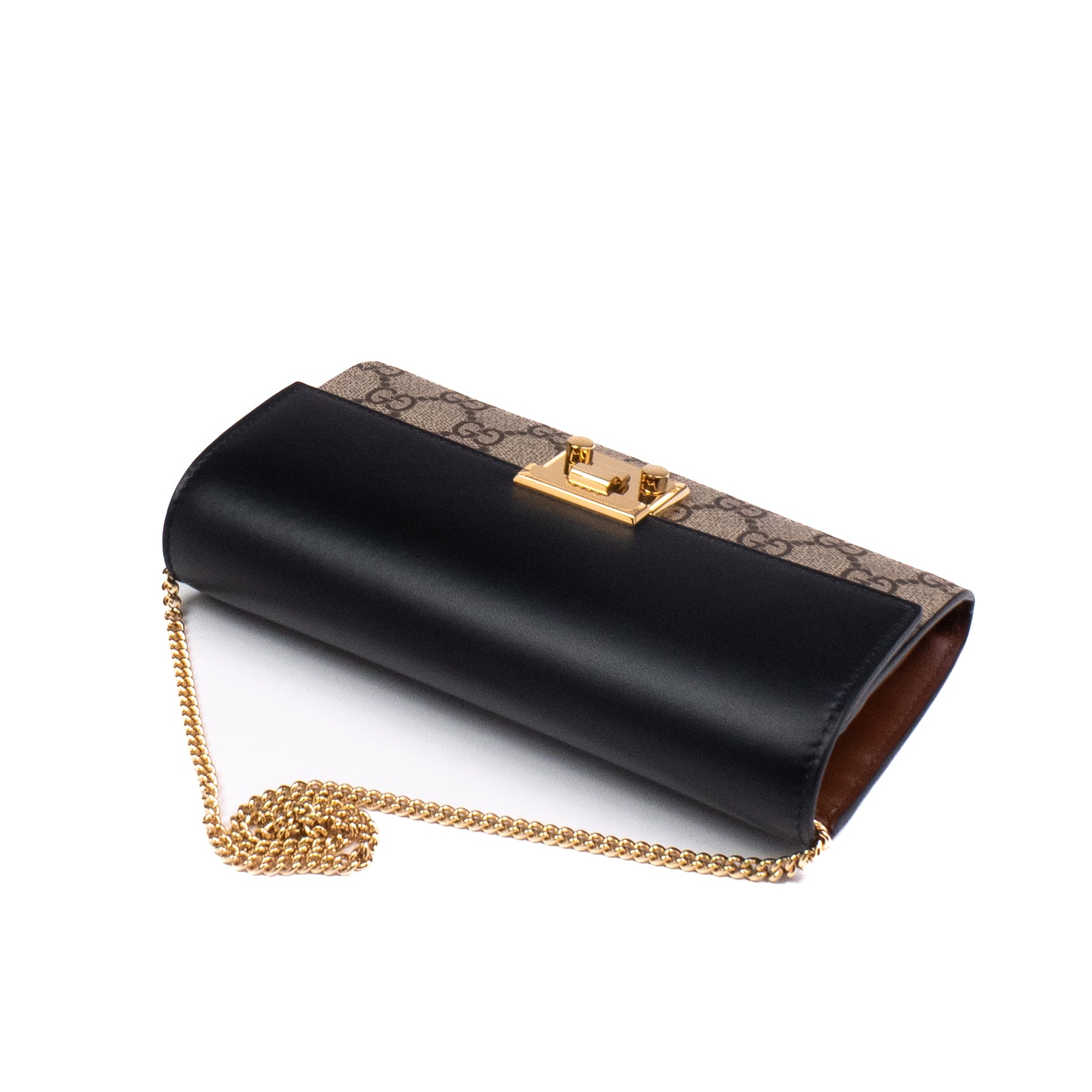 Gucci GG Supreme Padlock Shoulder Bag