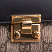 Gucci GG Supreme Padlock Shoulder Bag