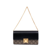 Gucci GG Supreme Padlock Shoulder Bag