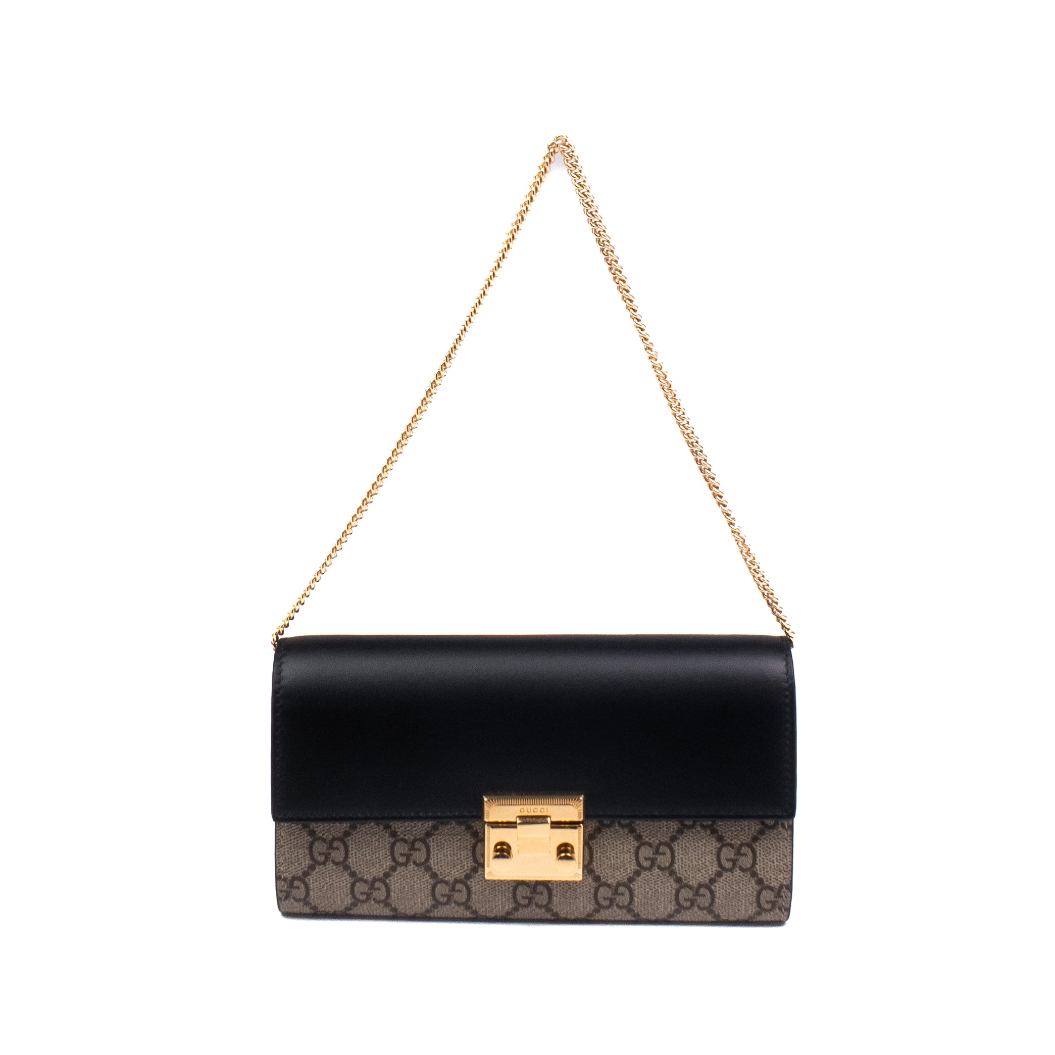 Gucci GG Supreme Padlock Shoulder Bag