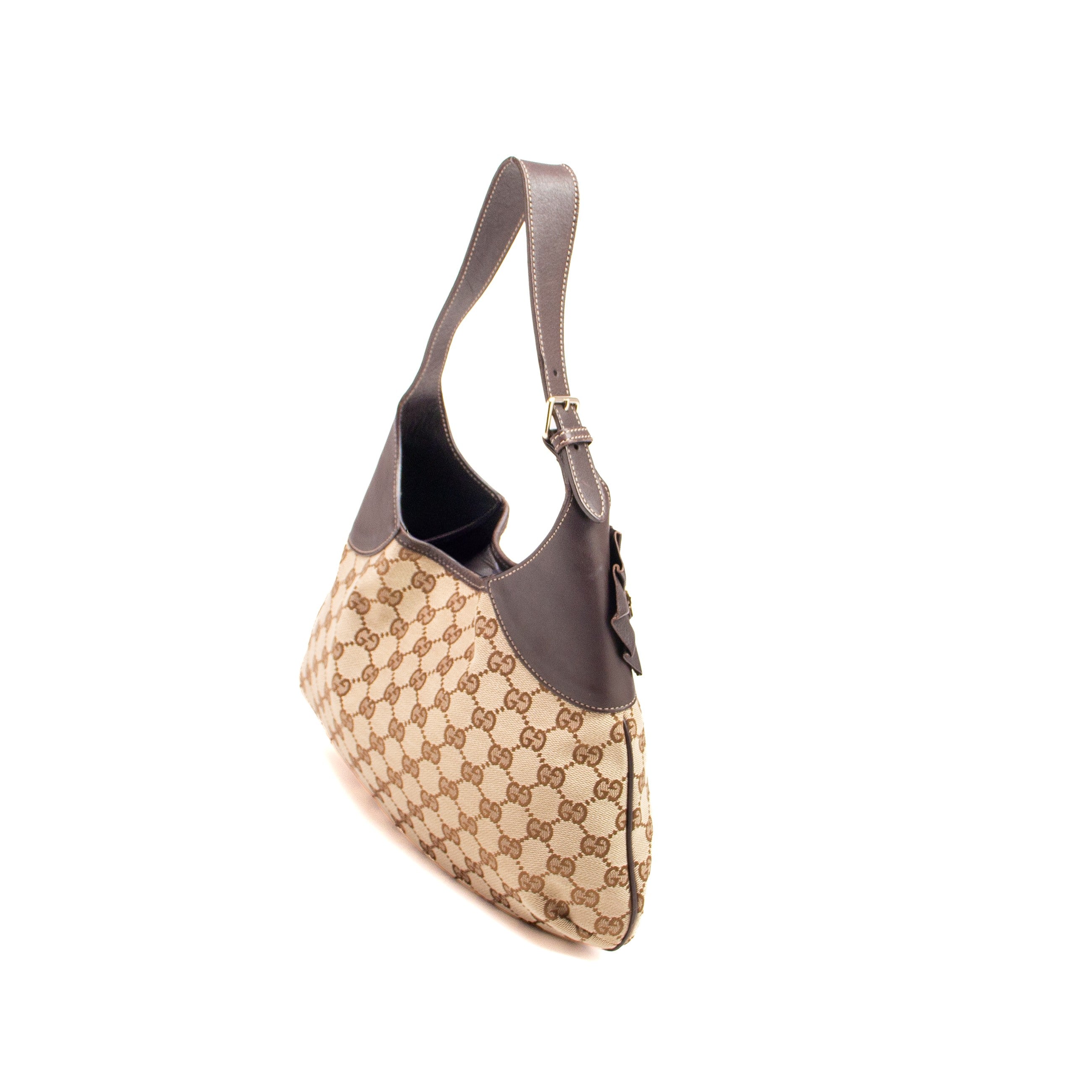 Gucci GG Canvas Trophy Hobo Bag
