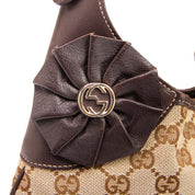 Gucci GG Canvas Trophy Hobo Bag