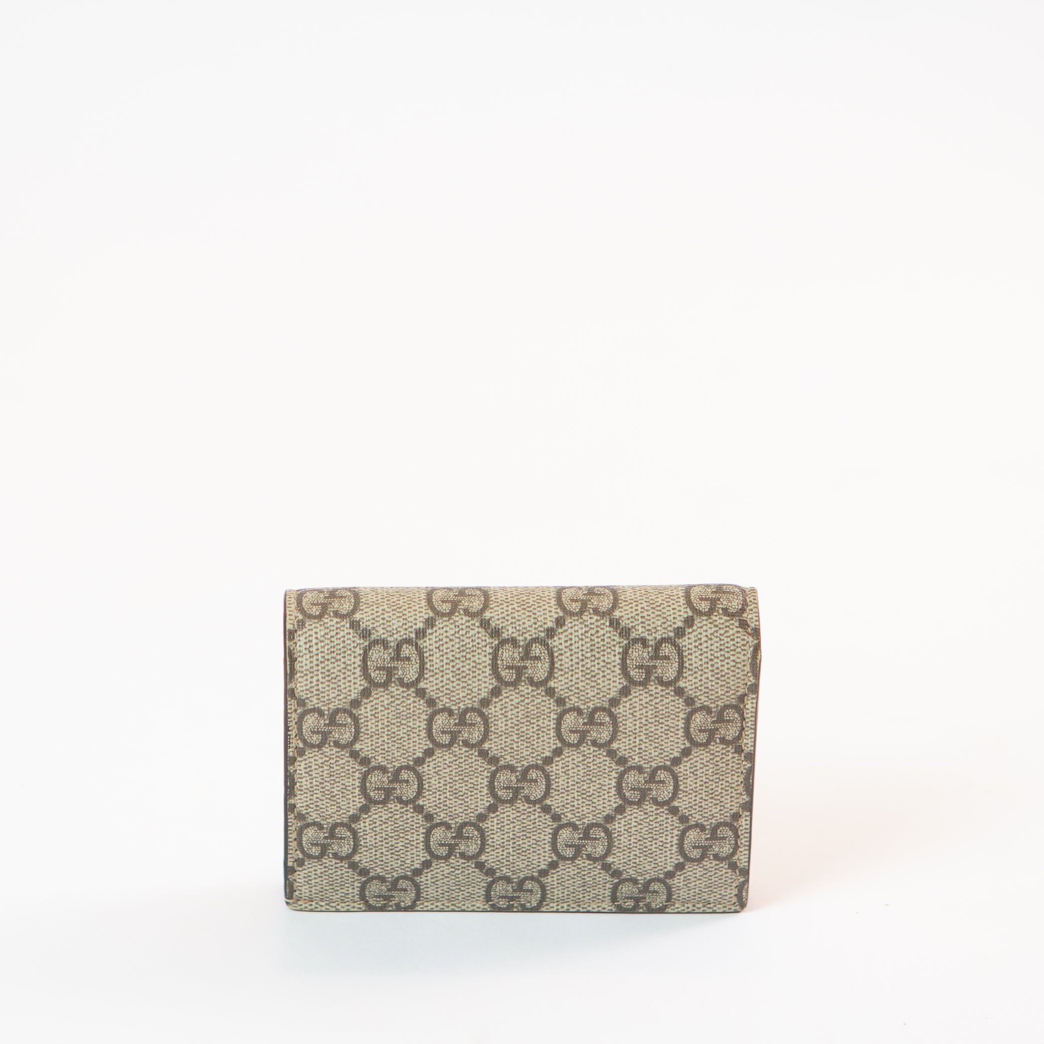 Gucci GG Supreme Cherry Card Case Wallet