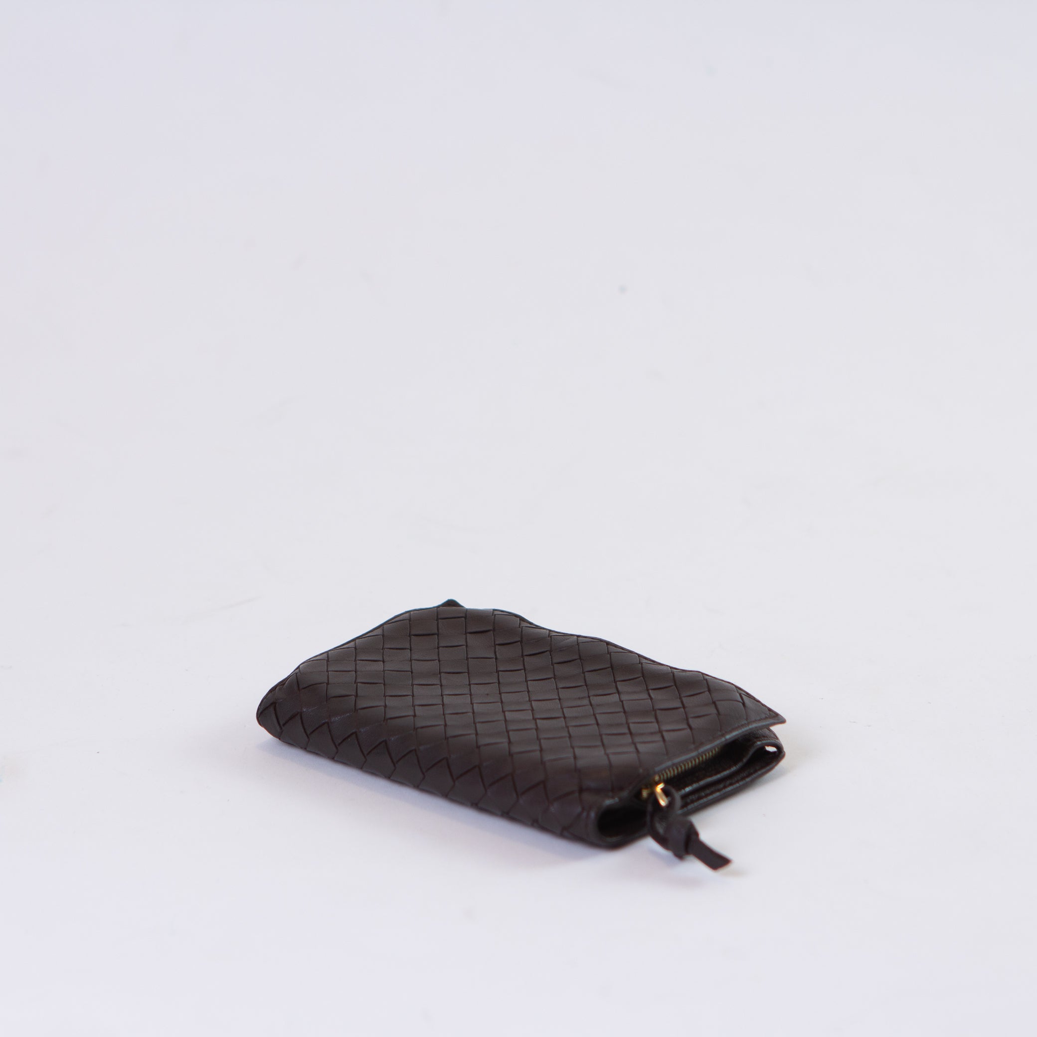 Bottega Veneta Intrecciato Round Zipper Wallet