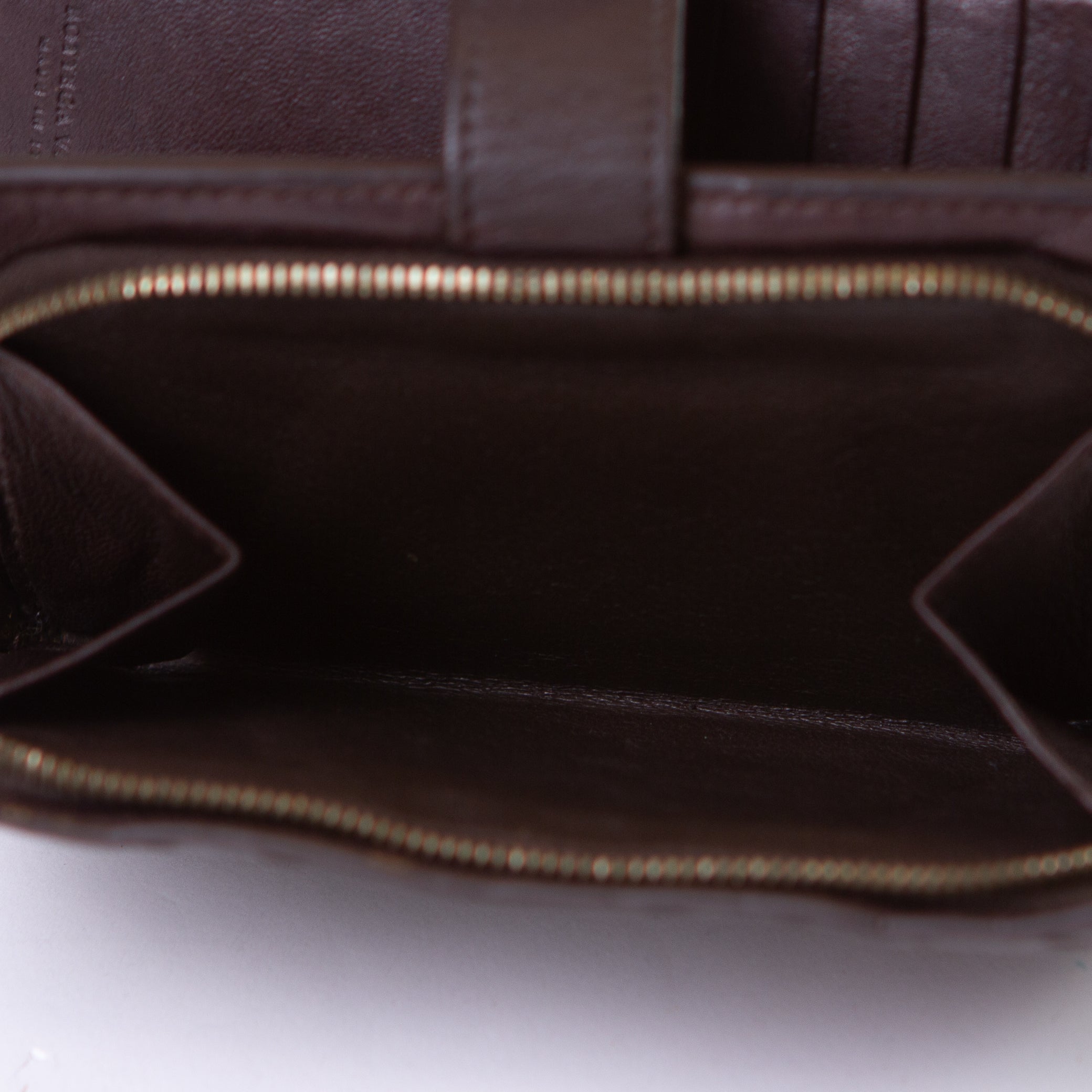 Bottega Veneta Intrecciato Round Zipper Wallet