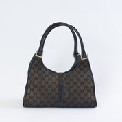 Gucci GG Monogram Jackie Black Leather