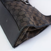 Gucci GG Monogram Jackie Black Leather