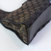 Gucci GG Monogram Jackie Black Leather