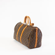 Louis Vuitton Keepall 45 Bandoulière Monogram Canvas