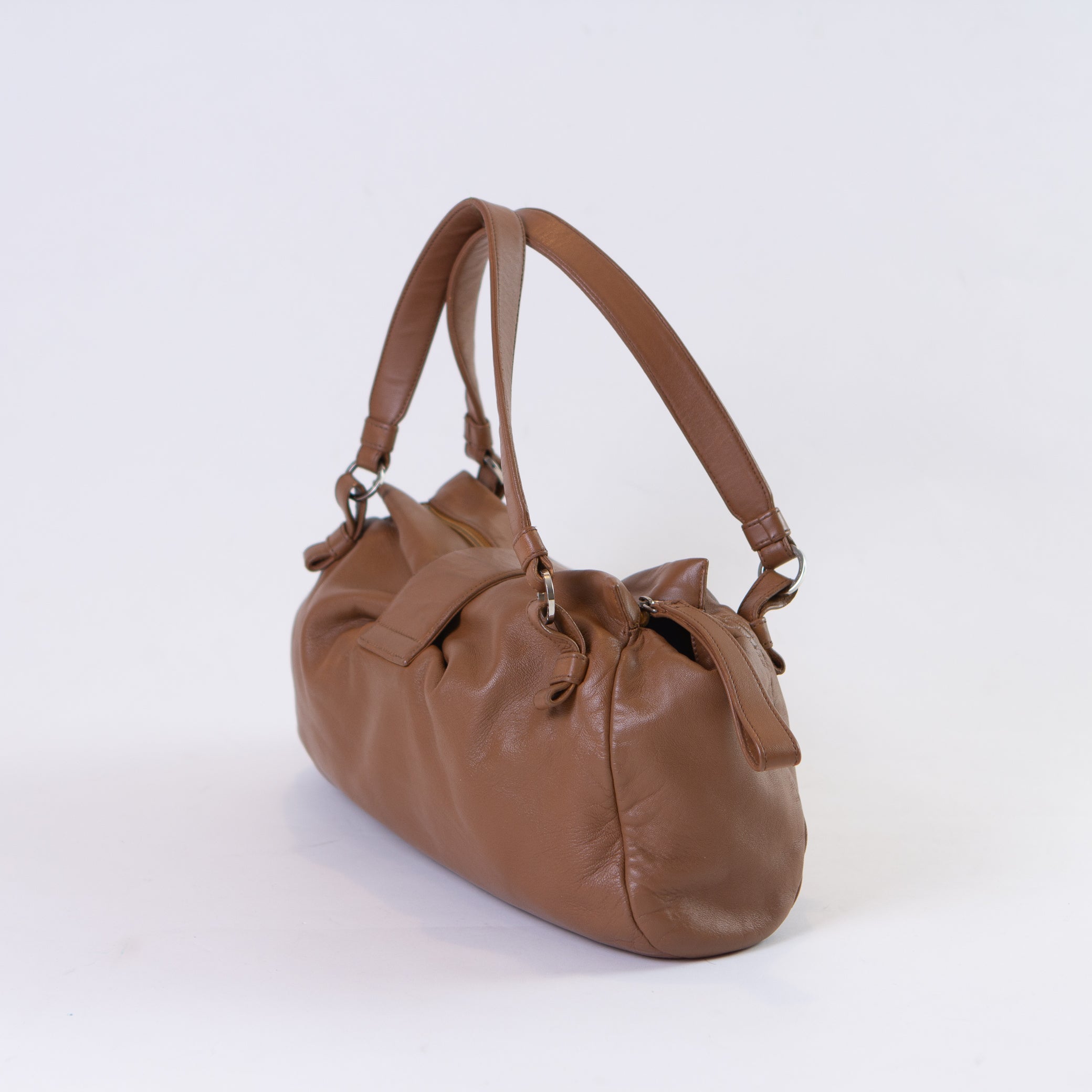 Loewe Anagram Brown Leather