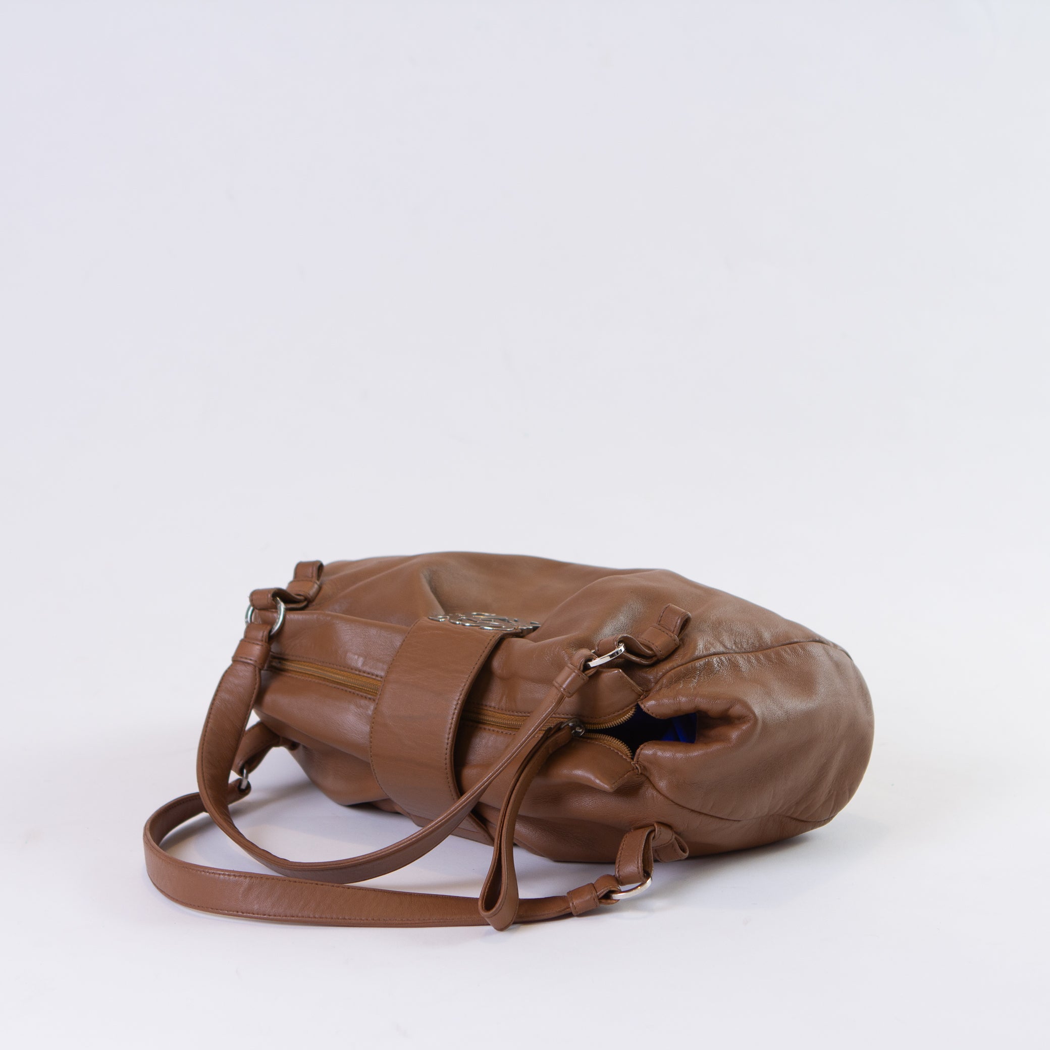 Loewe Anagram Brown Leather