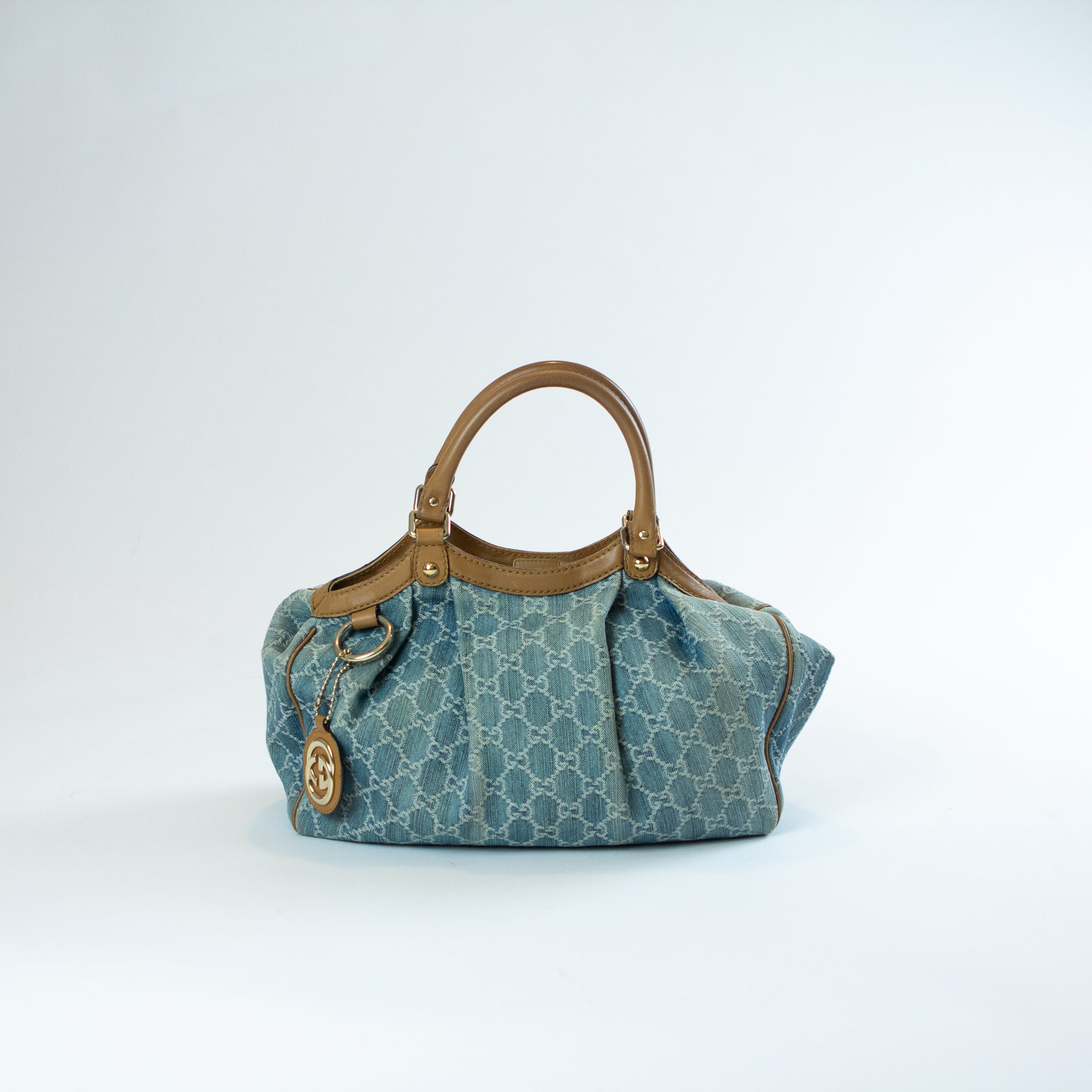Gucci Sukey Tote Denim Bag