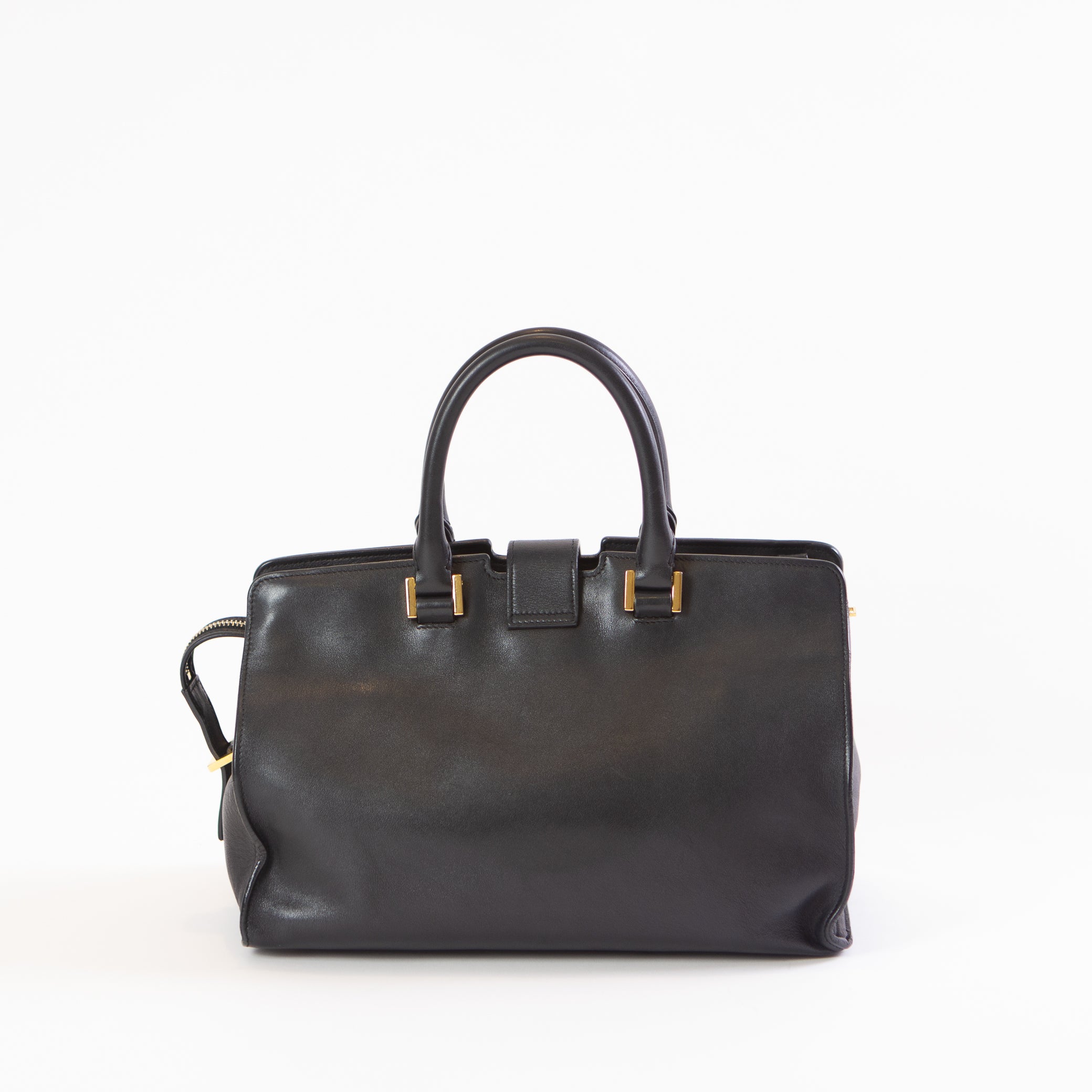 Saint Laurent Black Downtown Cabas