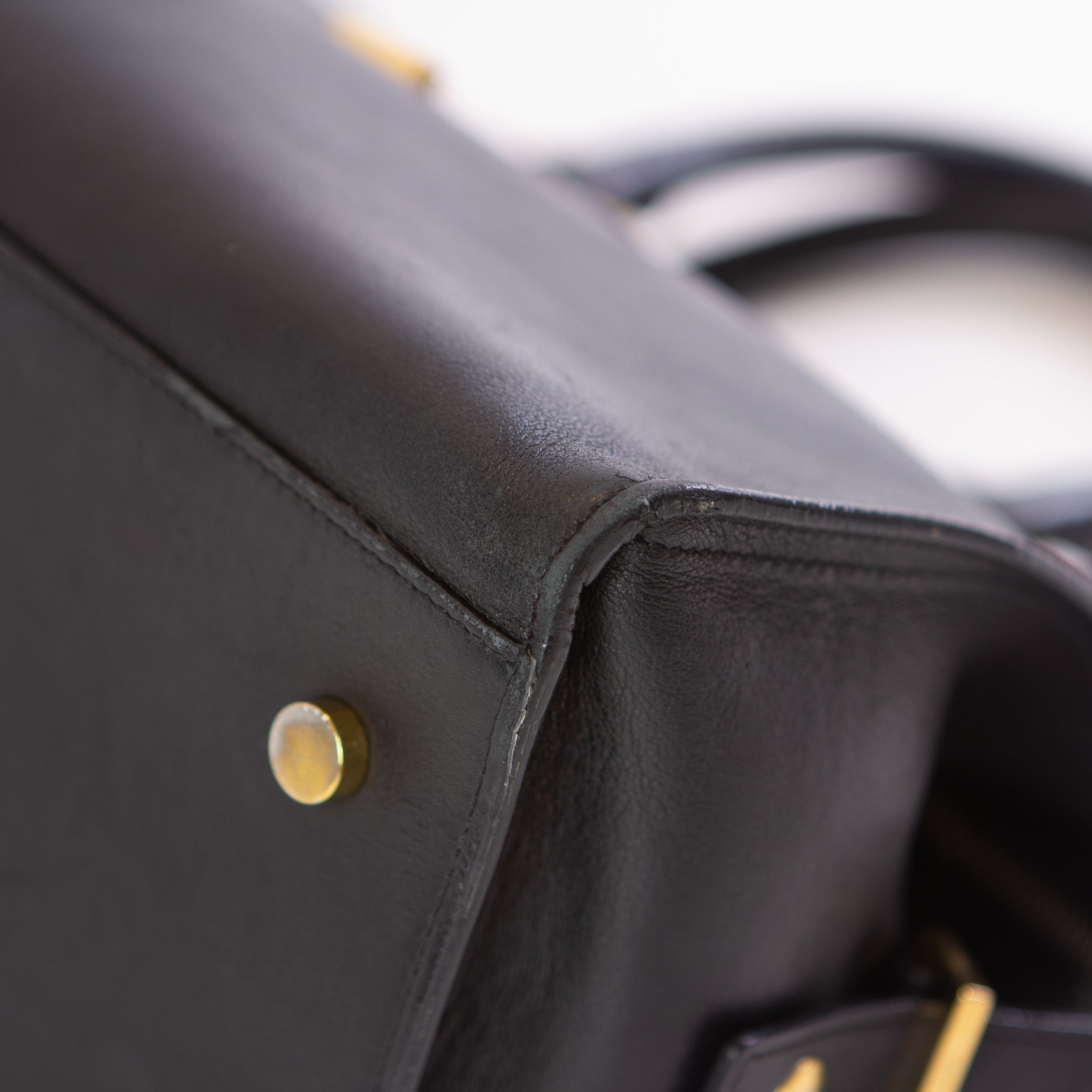 Saint Laurent Black Downtown Cabas