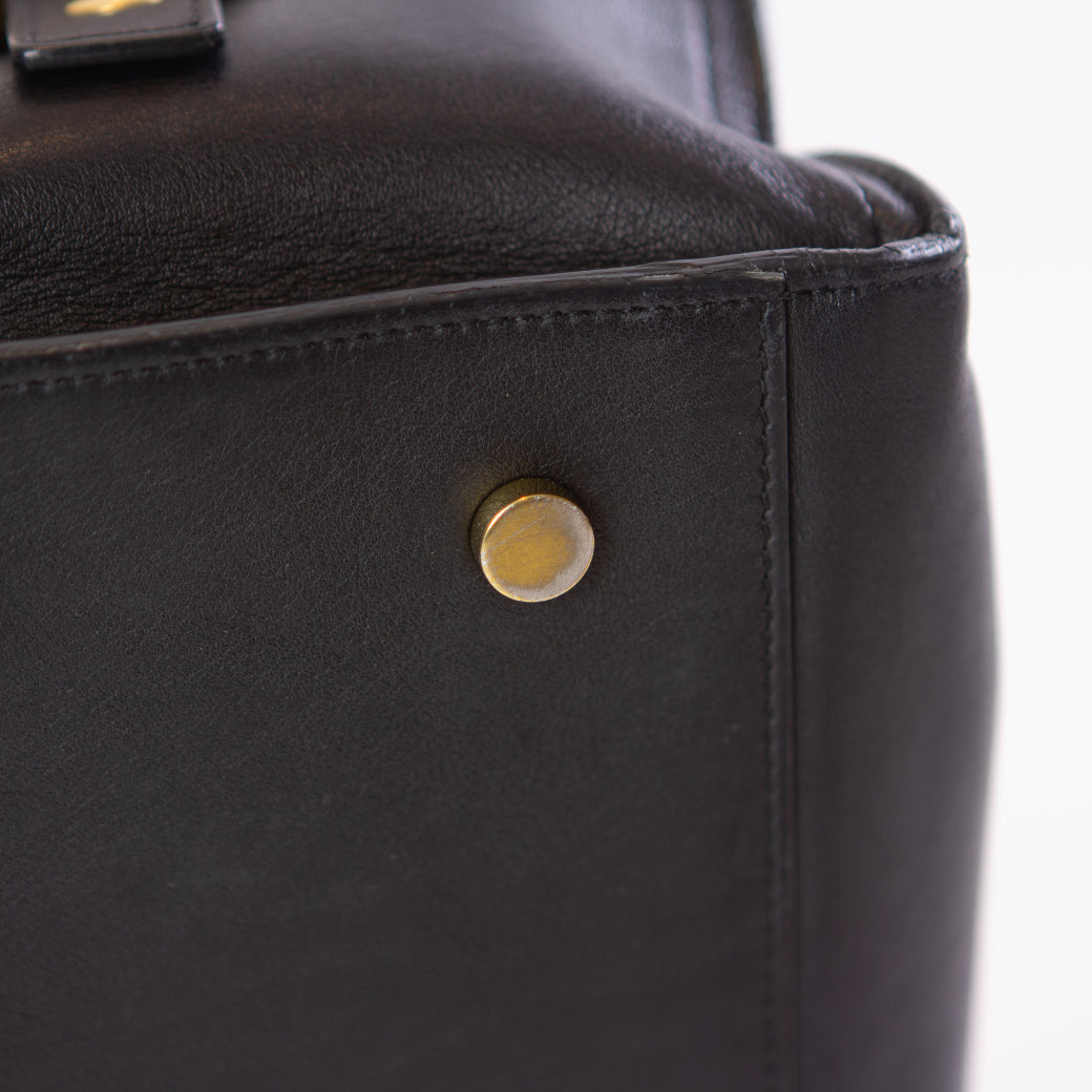 Saint Laurent Black Downtown Cabas