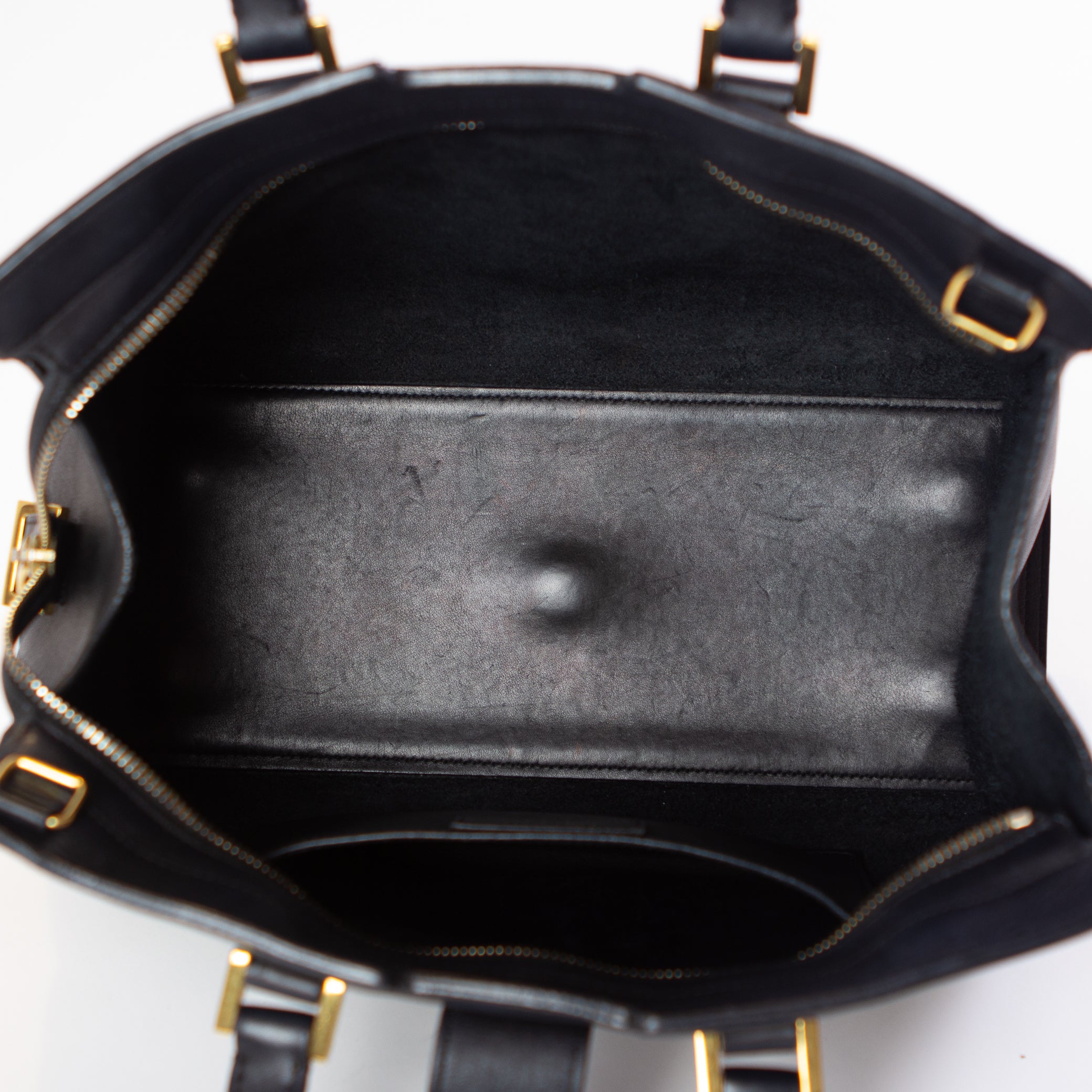 Saint Laurent Black Downtown Cabas