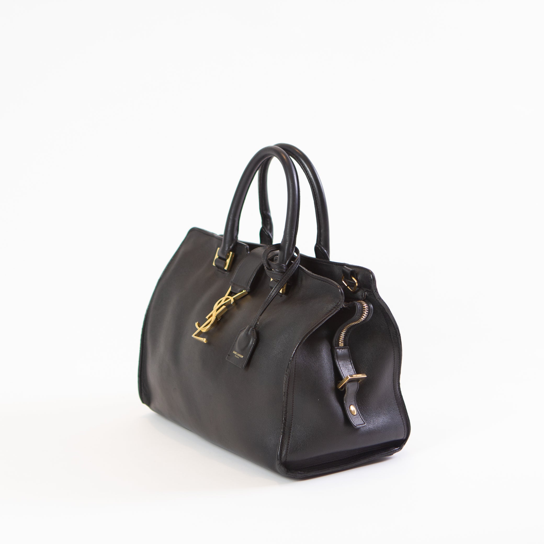 Saint Laurent Black Downtown Cabas