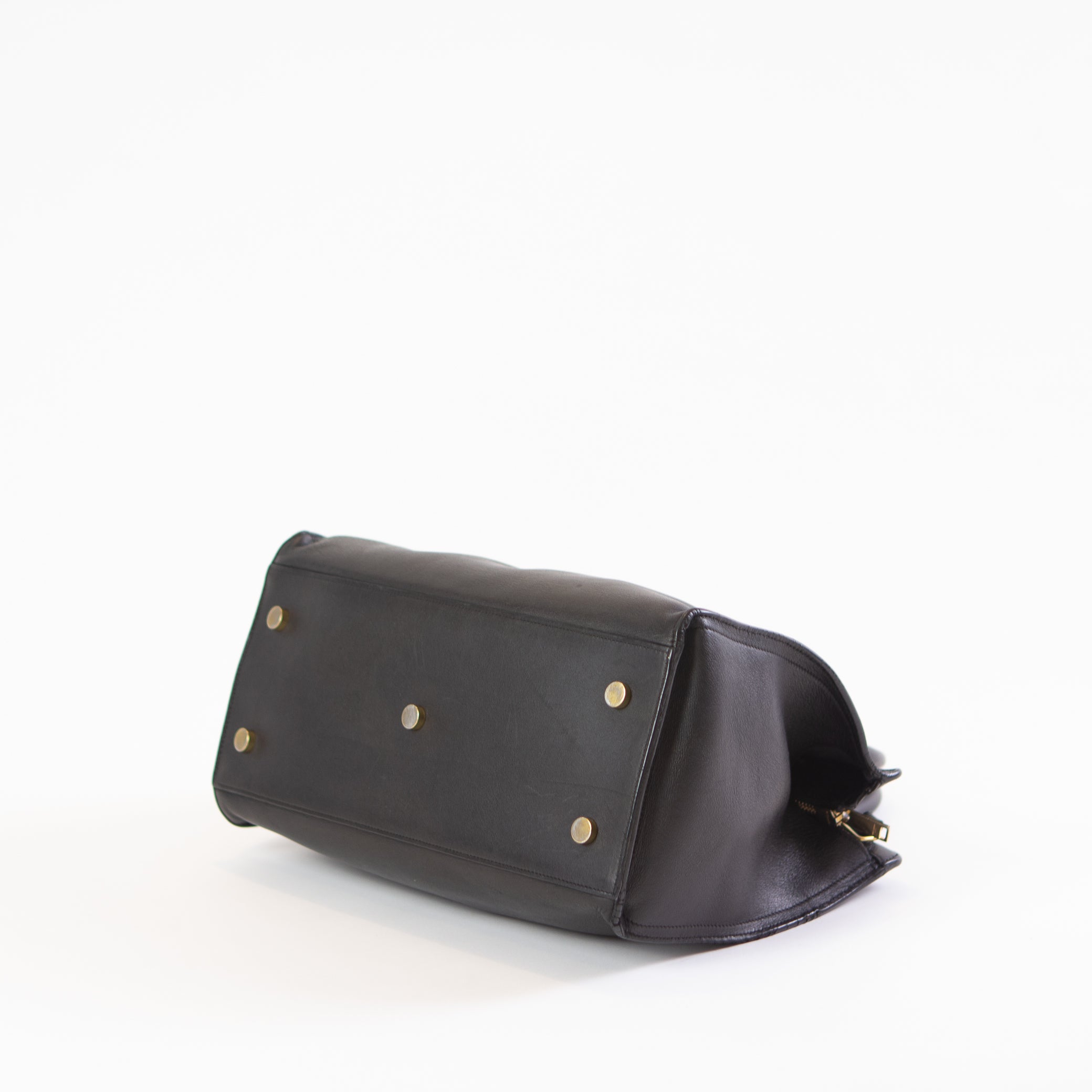 Saint Laurent Black Downtown Cabas