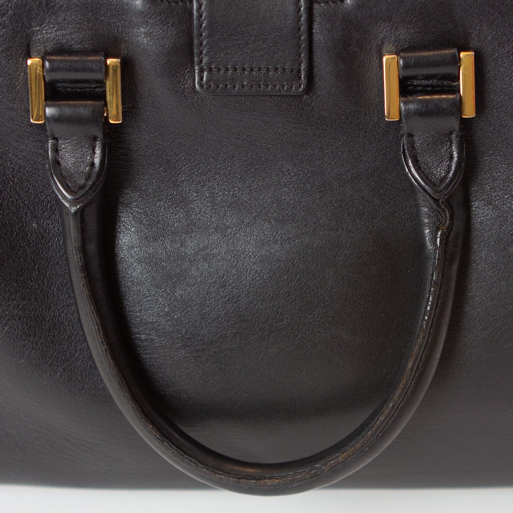 Saint Laurent Black Downtown Cabas