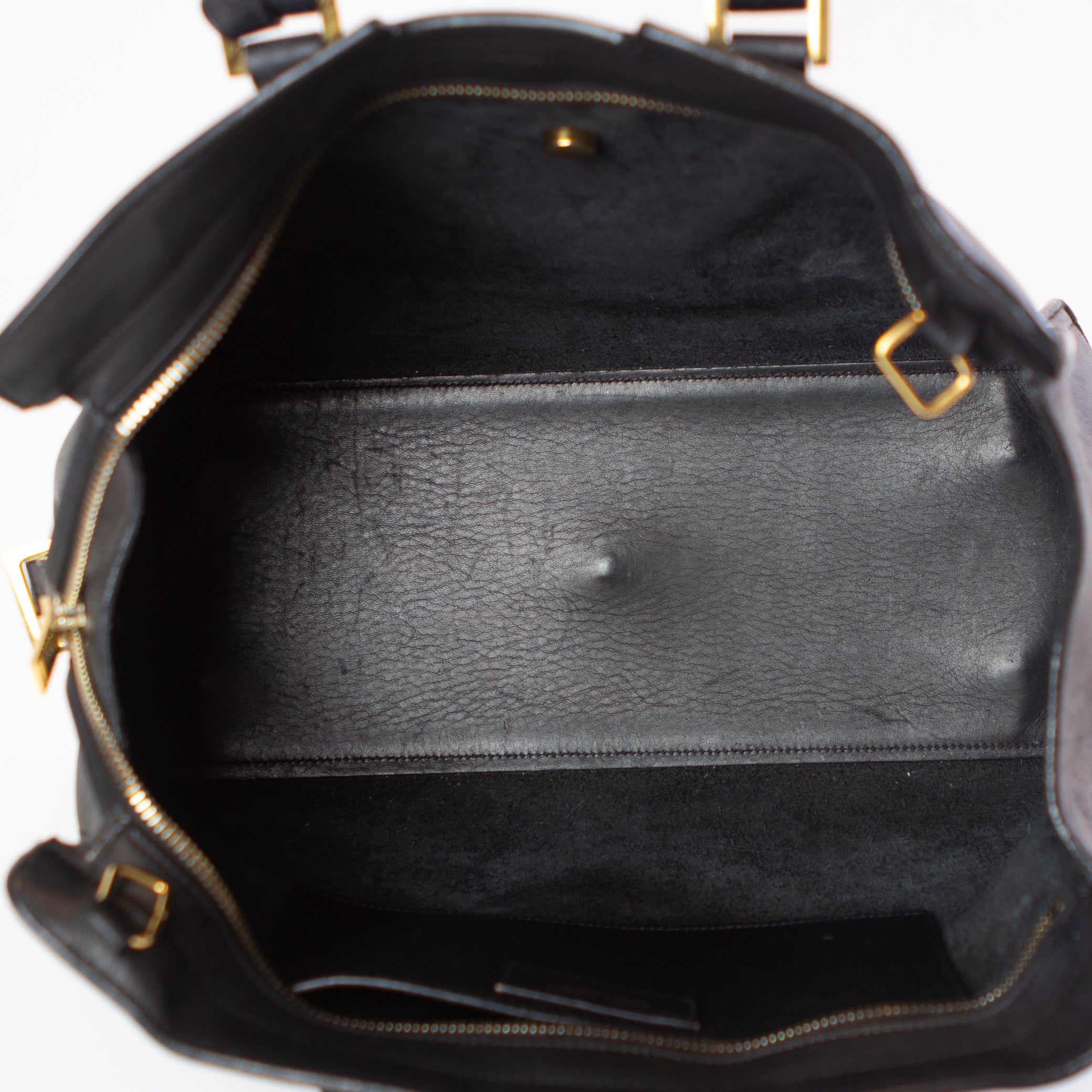 Saint Laurent Black Downtown Cabas