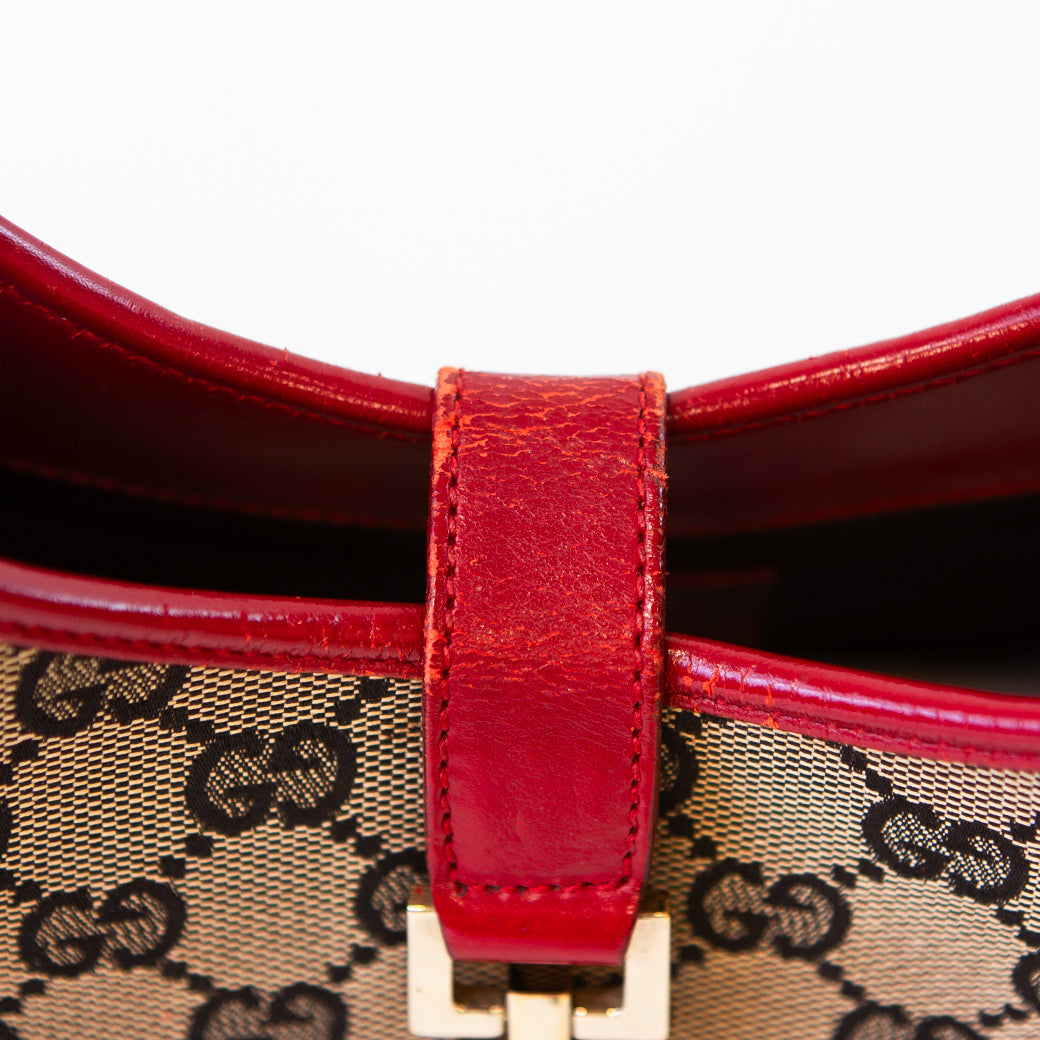 Gucci Jackie Bardot Red