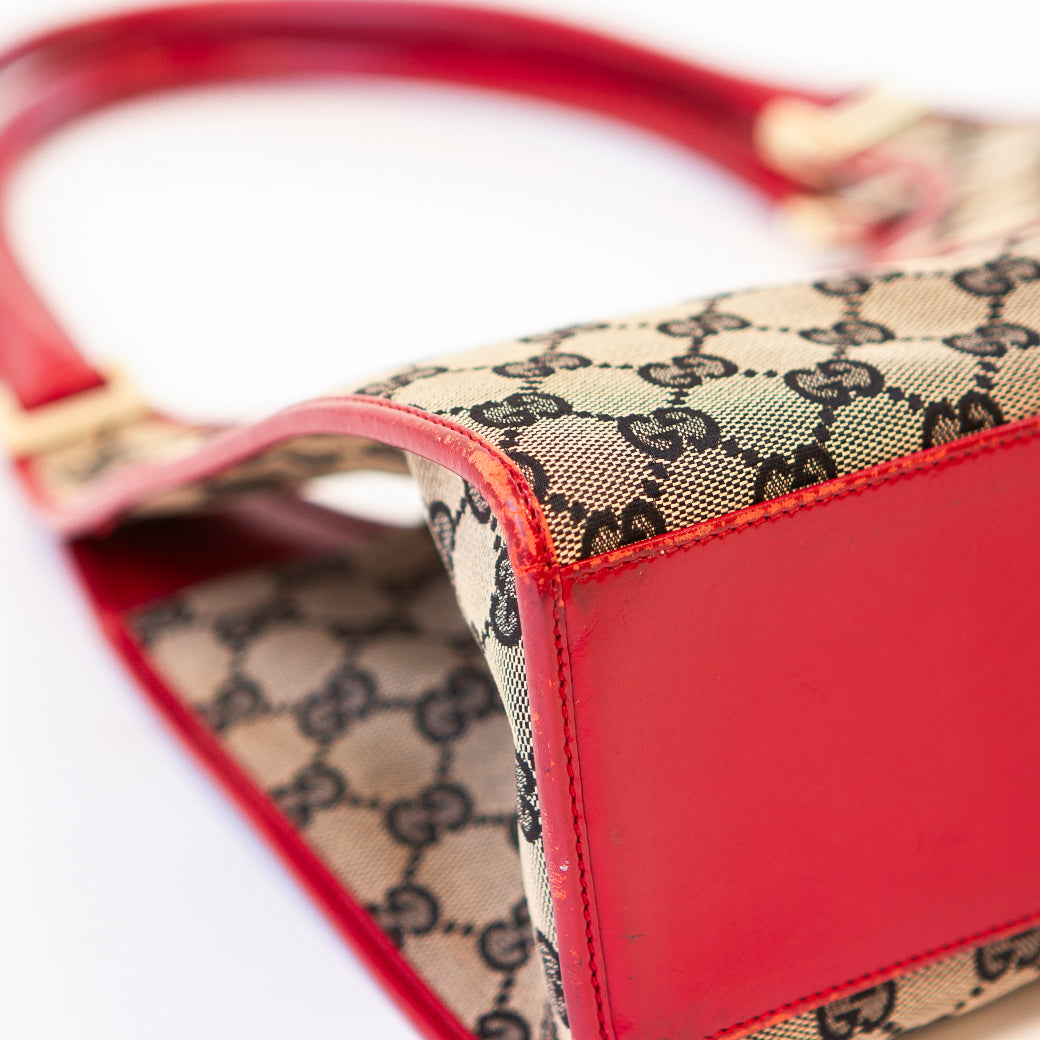 Gucci Jackie Bardot Red